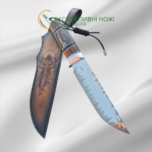 АРХАНГЕЛ авторський ніж ручної роботи Alexknifemaker, сталь  DI90MP, 63 HRC